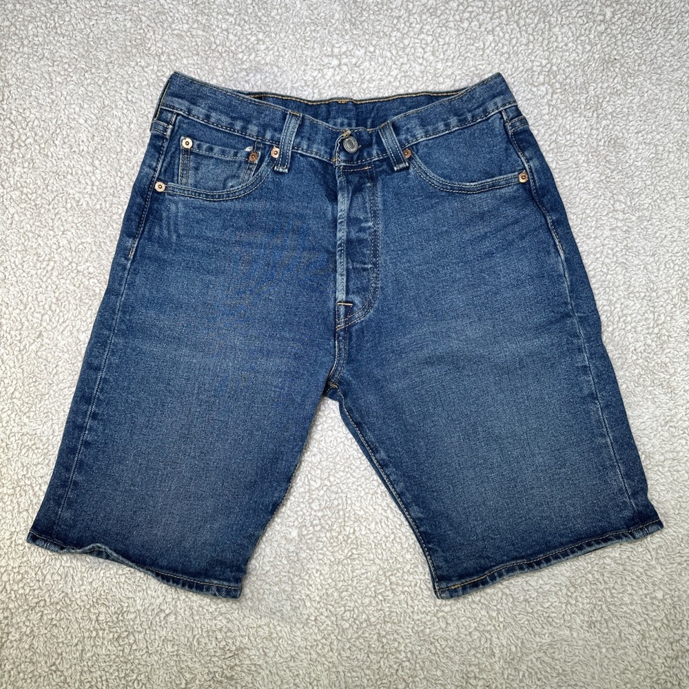 Levi's 501 Men Classic (29x9) Original Fit Stonewash Denim Shorts Jeans 80s 90s